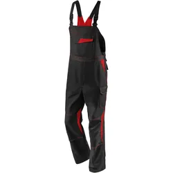 KÜBLER IMAGE DRESS NEW DESIGN Latzhose schwarz/mittelrot 98 - 3347 3411-9955-98 - schwarz/mittelrot