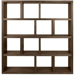 TemaHome Bücherregal Berlin Holzoptik Braun Nuss
