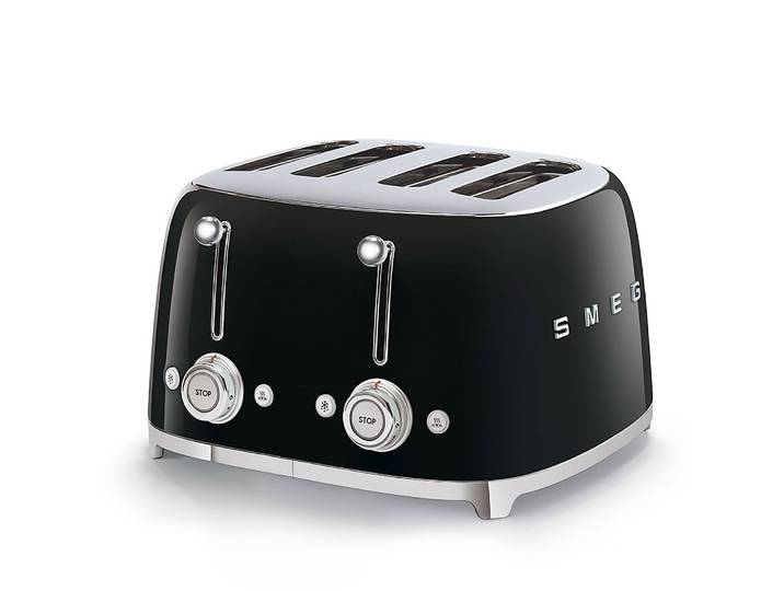 Smeg TSF03BLEU Broodrooster Zwart