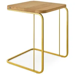 Couchtisch   ¦ gold ¦ Maße (cm): B: 34 H: 40