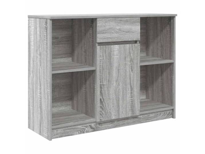 KGFHERENB Sideboard Kommode mit Schublade Grau Sonoma 101x35x76 cm Flexibler Beistellschrank für Wohnzimmer, Flur oder Schlafzimmer. Bietet variablen Stauraum mit verstellbarem Aufbau.