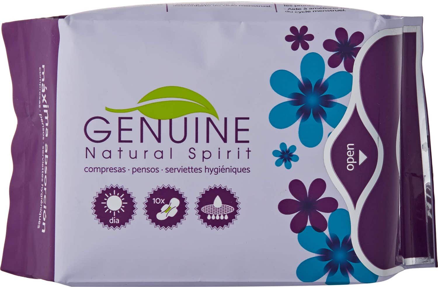 Genuine Compresas Día 10 uds