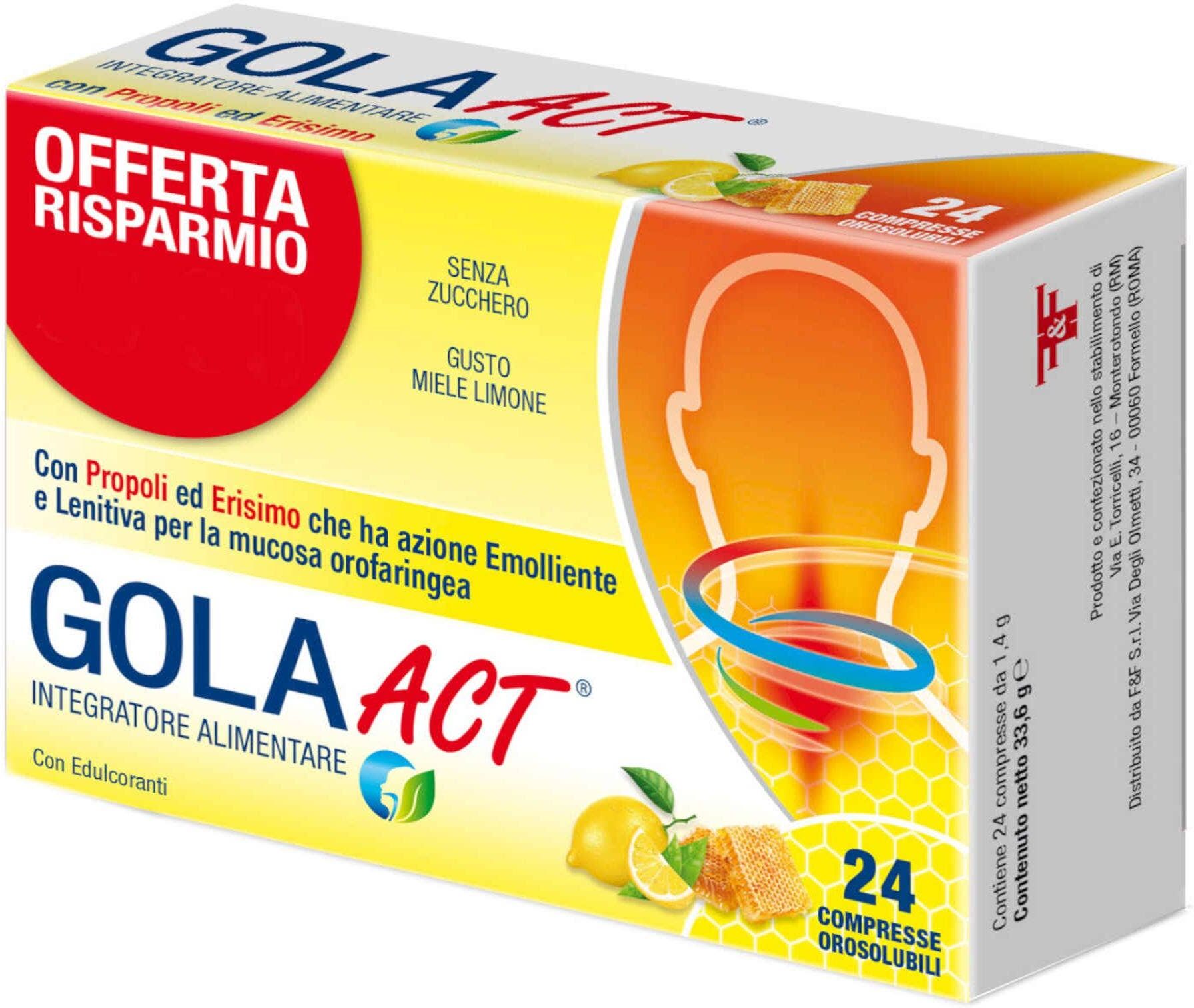 LINEA ACT Gola Act 24 Compresse 