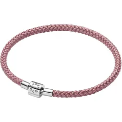 Pandora 594530C01 Kordel-Armband Rosafarben für Damen, 19 cm