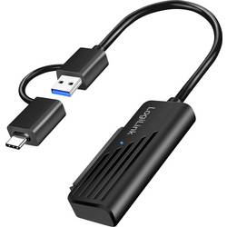 LogiLink USB 3.2 Gen 1 (USB 3.0) Adapter [1x 1x USB-A - 1x 1x USB-C®] AU0062 20 cm