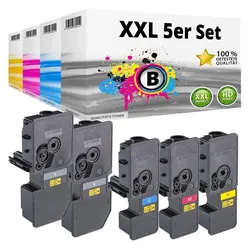 Druckfuxx, Toner, 5x XXL TONER TK-5240 für Kyocera Ecosys M5526cdn M5526cdw P5026cdn P50