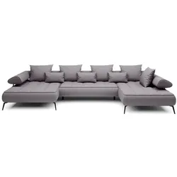 Wohnlandschaft Seledo Stoff Silver