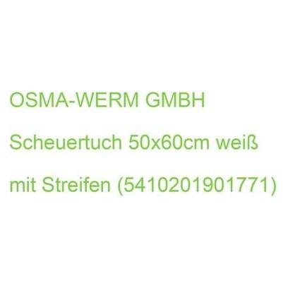 Magni Scheuertuch 50x60cm weiss mit Streifen (1 Stk.) (41823130)