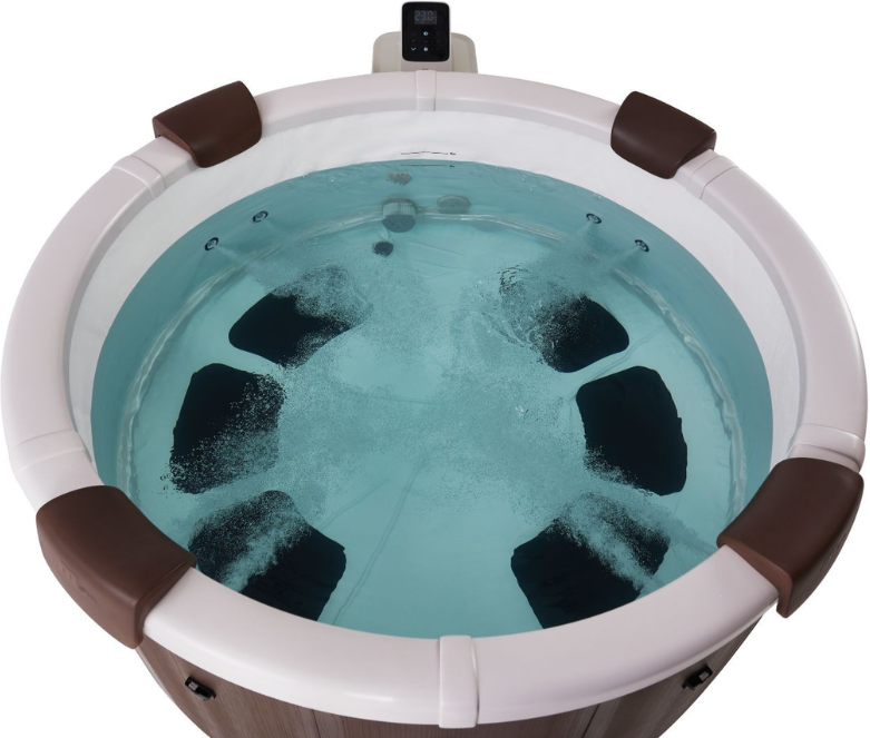 Spa 6 places semi rigide ROVA mSpa – spa extérieur jardin – bulles massantes – 180x180 cm