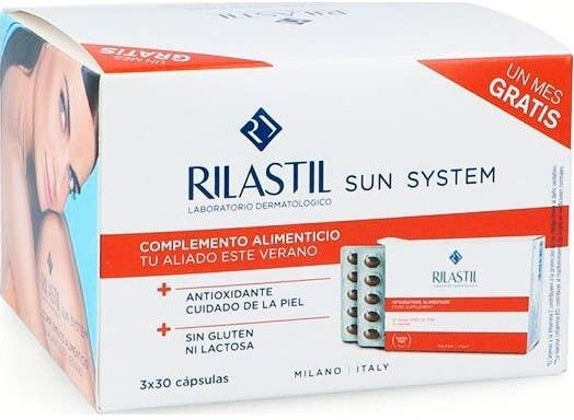 Rilastil Triplo Sun System Oral 3x30 caps