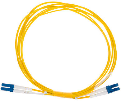 pro snake LWL cable OS2 3m LC Duplex jaune