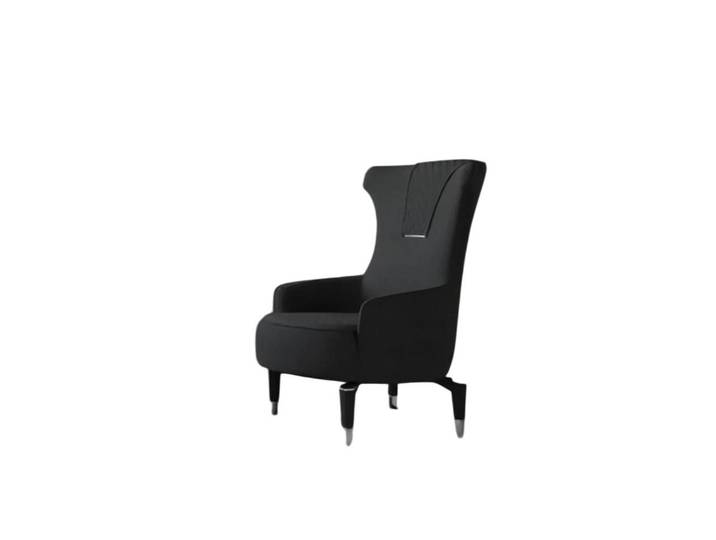 JVmoebel Ohrensessel Eleganter Ohrensessel in modernem Grau mit hochwertigem Stoffbezug (Packung, 1-St., Ohrensessel Grau aus hochwertigem Stoff für stilvolles Wohnen), Made in Europe