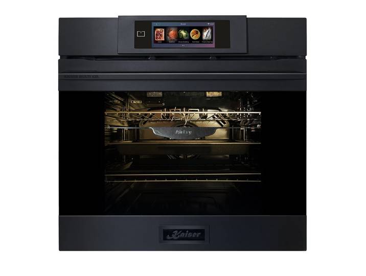 Kaiser Küchengeräte Einbaubackofen Einbaubackofen XXL Multi 29, Multifunktions-Elektro-Backofen mit Pyrolyse und Dampfreinigung, 60 cm EH 6347+5 Jahres garantie, mit 1-fach-Teleskopauszug