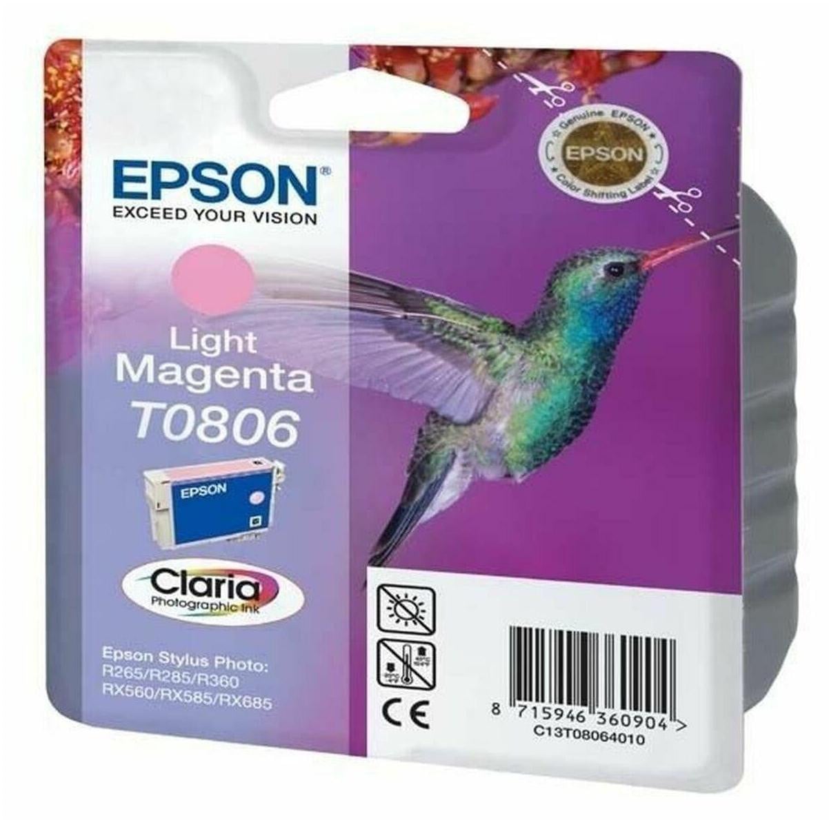 Epson T0806 Light Magenta Inktcartridge Hummingbird C13T08064011