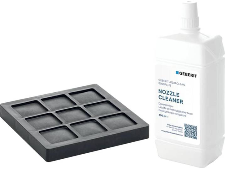 Geberit Aqua Clean Aktivkohlefilter und Düsenreiniger für WC Komplettanlagen