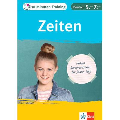Klett 10-Minuten-Training Deutsch Grammatik Zeiten 5. - 7. Klasse, Geheftet von , Klett Lerntraining bei PONS Langenscheidt GmbH, 978-3-12-927574-0