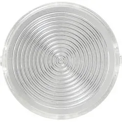 Gira Flache Abdeckhaube für Lichtsignal, steckbar, System 55, E22, Flächenschalter, klar