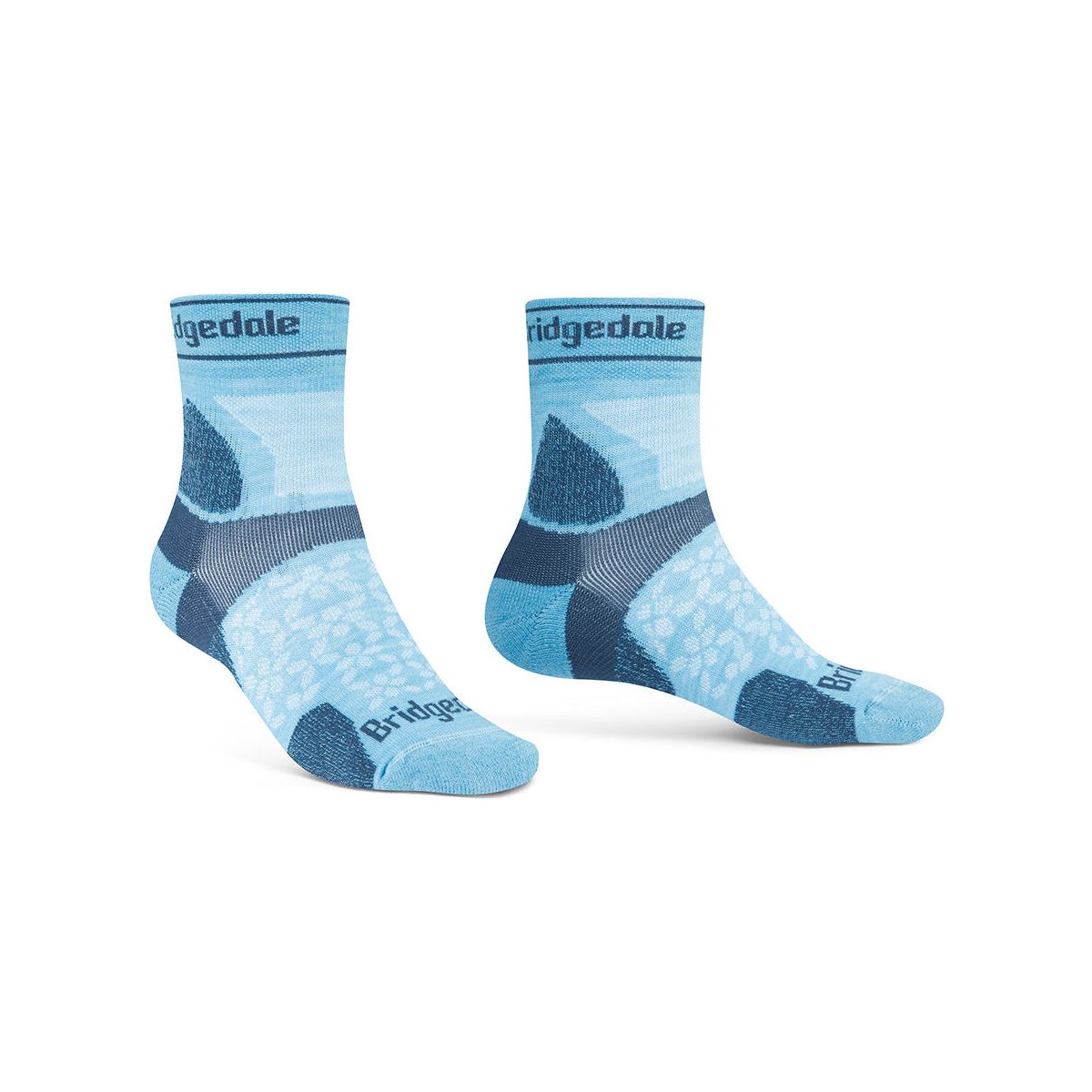 Bridgedale Trail Run Ultralight T2 Merino Sport ¾ Crew blue (436) L 710202-436-L