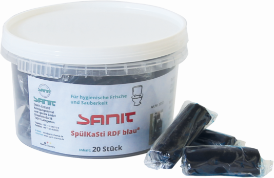 Sanit Spülkastensticks 3372 blau, 20 Stück, Dose