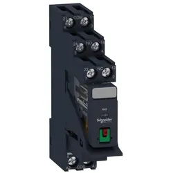 Schneider Electric RXG21B7PV Interface-Relais 2W 5A 24VAC Prüftaste Sockel Bügel Varistor+LED montiert  - 30 Stück