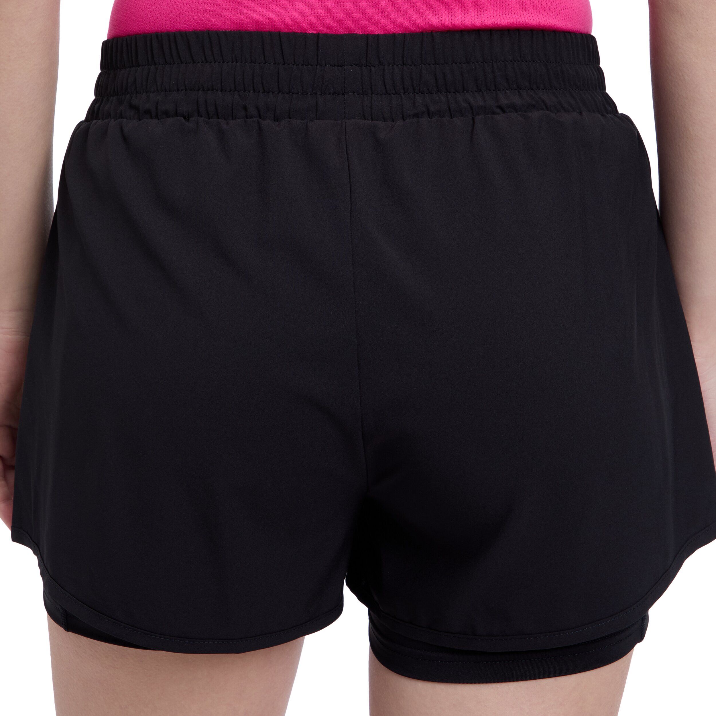 Shorts ENERGETICS "Da.-Shorts Bamas IX W", Damen, Gr. XS, N-Gr, schwarz, Obermaterial: 91% Polyester, 9% Elasthan, Hosen Shorts, für Erwachsene, sportlicher Stil, schlichte Shorts-Schnitt schwarz XS, N-Gr