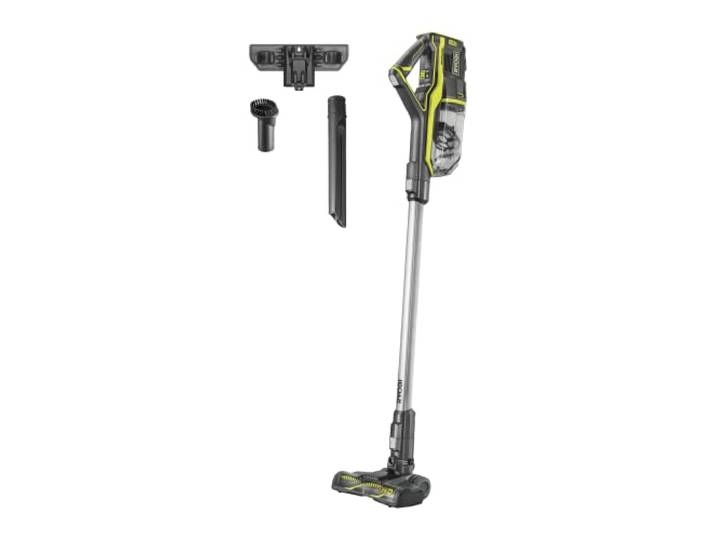 Ryobi Aspirateur Balai 18V OnePlus Brushless LithiumPlus - sans Batterie ni Chargeur - R18SV7-0