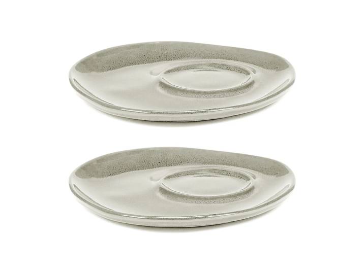 Serax La Mère soucoupe pour tasse à café Ø14,5 cm lot de 2 Off white