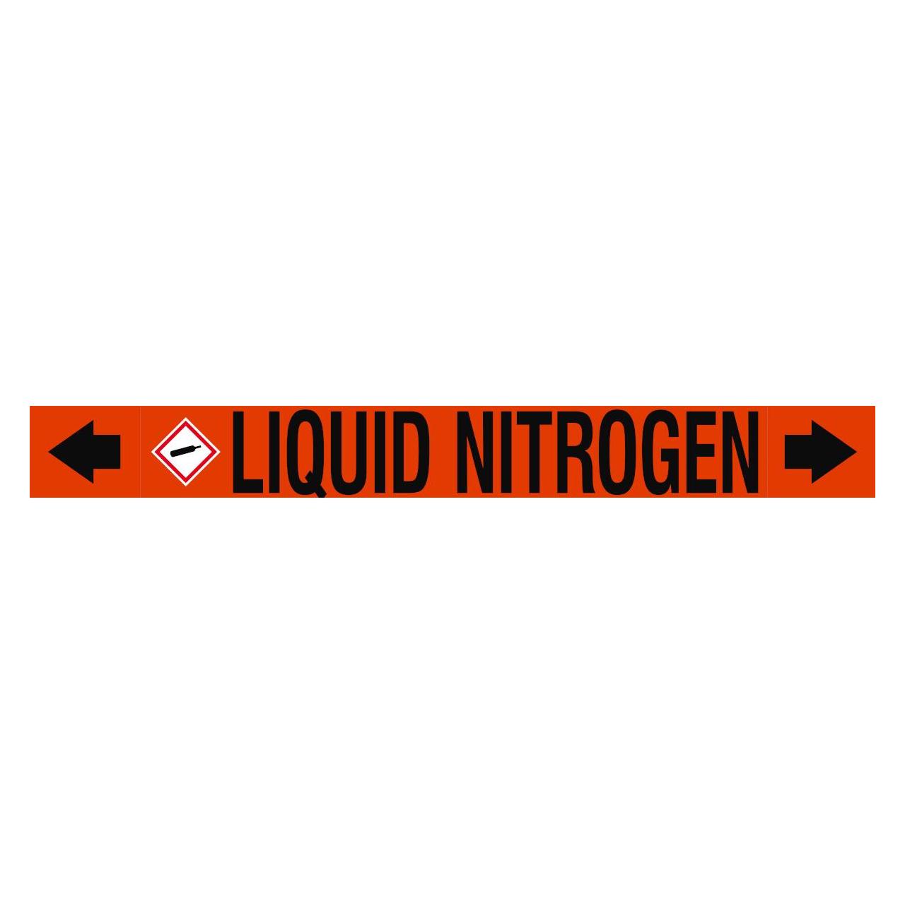 Brady ASME - Rohrmarkierer - Liquid Nitrogen (313410)
