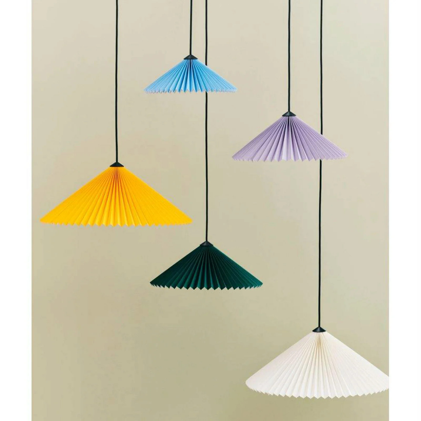 Hay Matin 300 Hanglamp - Yellow - Stof
