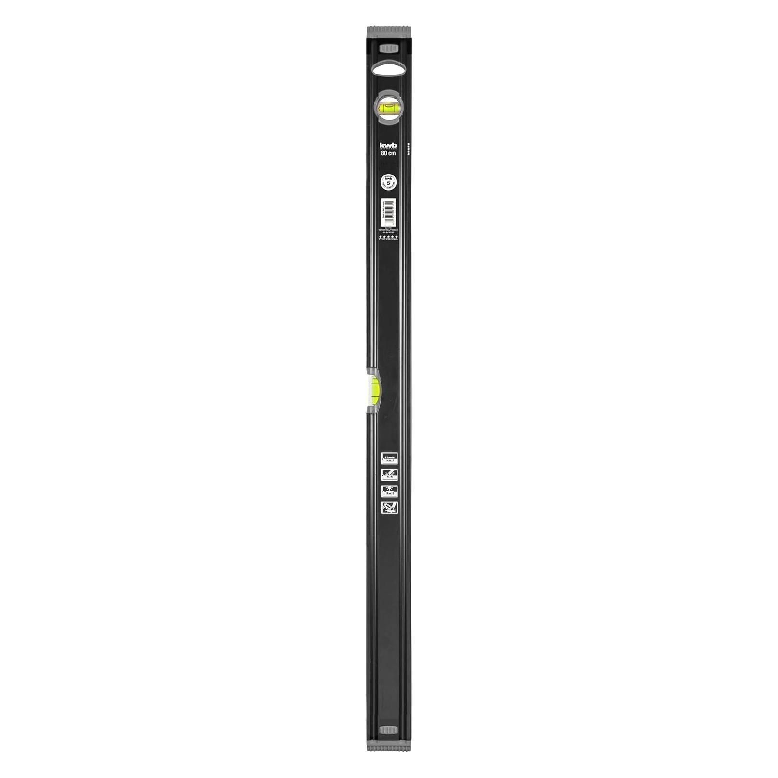 kwb 065080 Leichtmetall-Wasserwaage 800 mm (80 cm) (065080)