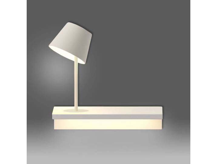 Vibia Wandlampe SUITE, weiß / opal, für Wohn- / Esszimmer, Kunststoff, Design, LED Wandleuchte, Wandlampe Innen
