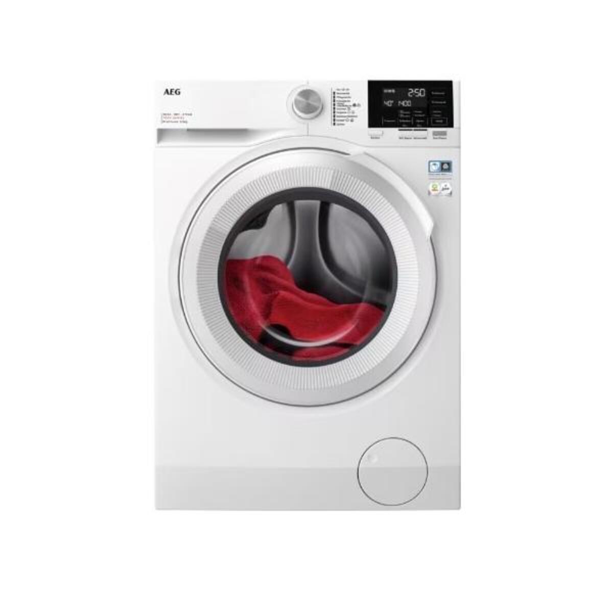 AEG Series 7000 LWR7G60698, Frontlader, Freistehend, Weiß, Hoch, Tasten, 5 kg