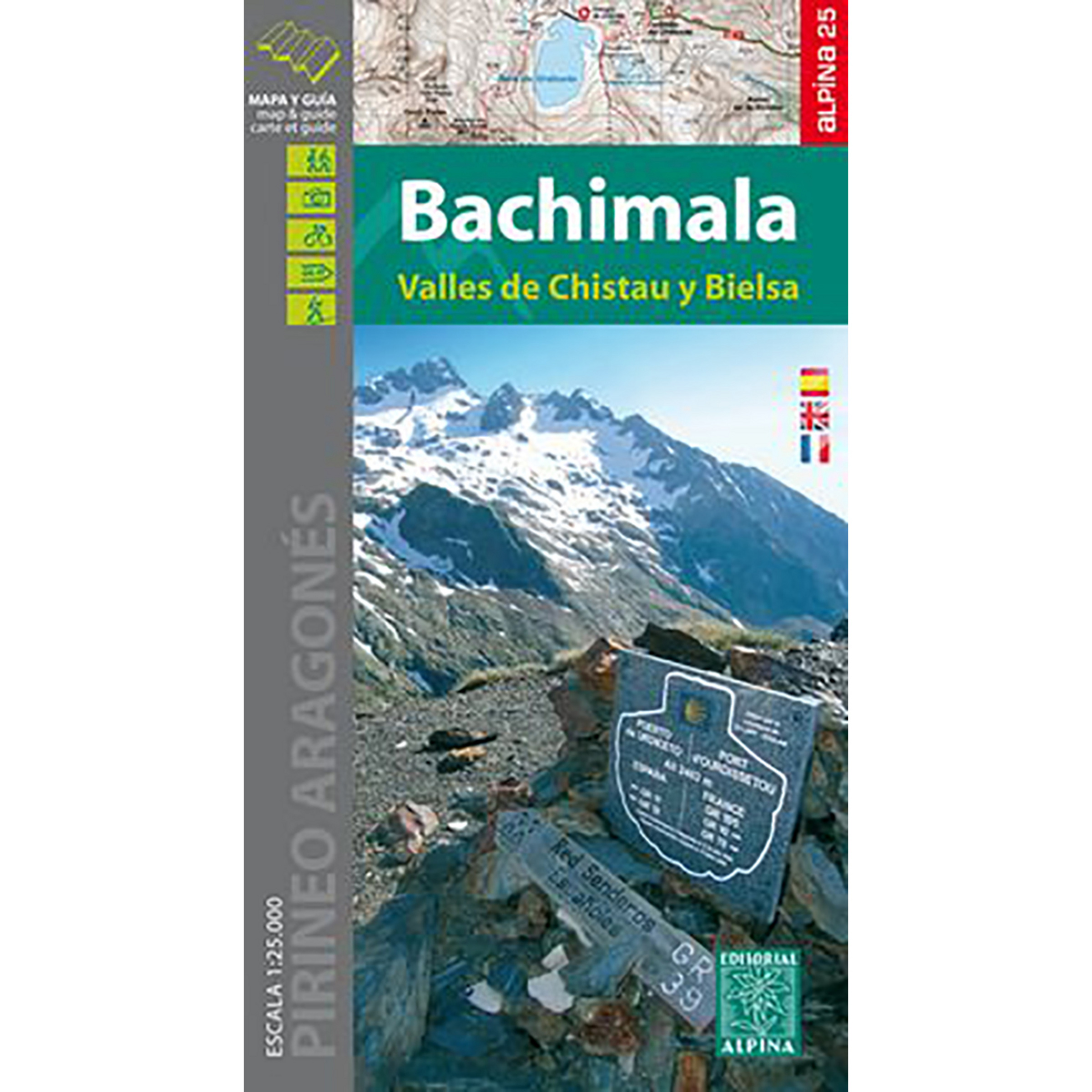 Alpina Editorial WK 401: Valles de Chistau y Bielsa - Bachimala Topografische Karten