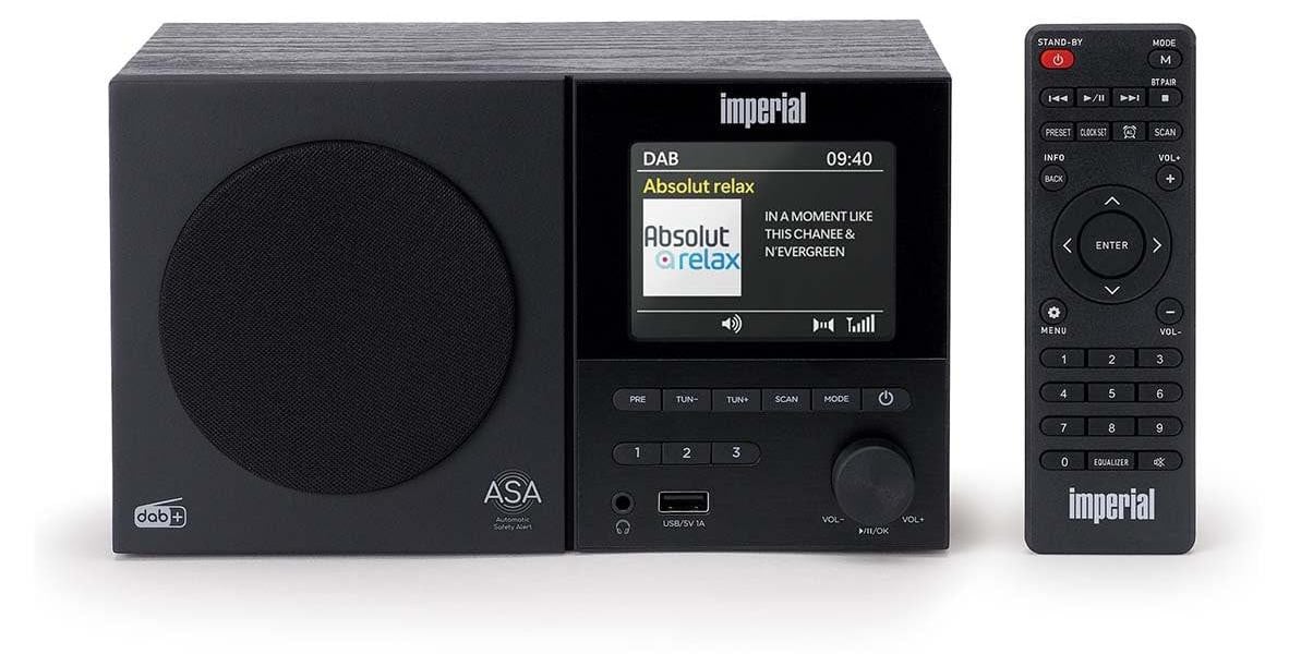 Imperial DABman-120BK zwart