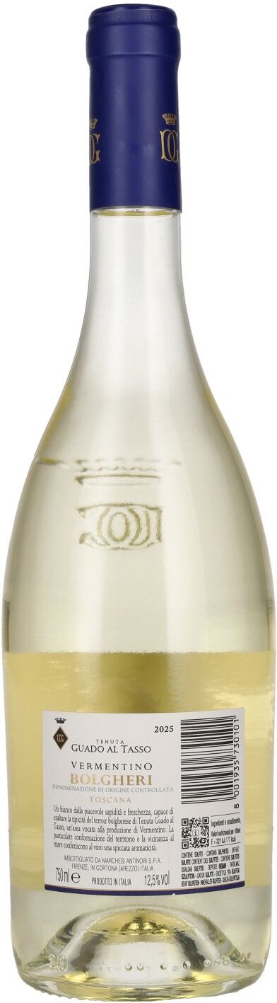 Marchesi Antinori Wein Marchesi Antinori Vermentino Tenuta Guado al Tasso Bolgheri 2025 12,5% Vol. 0,75l