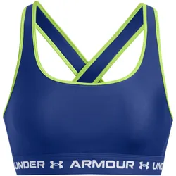 UNDER ARMOUR Armour Mid Crossback Sport-BH Damen 432 - tech blue/retro green/white L