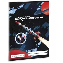 Space Explorer: Liniertes Heft – 3. Klasse, A5
