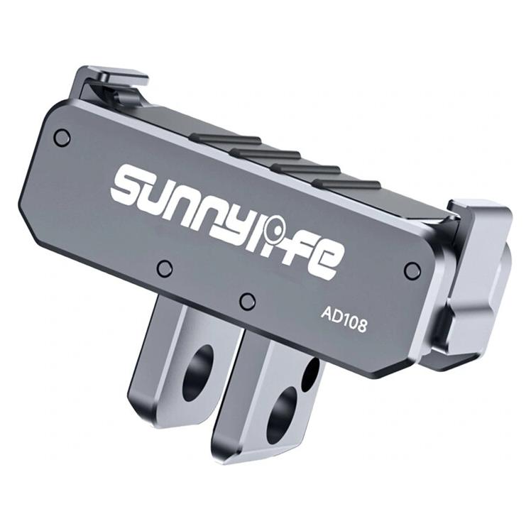 Sunnylife Aluminium-Befestigungsadapter mit zwei Befestigungsrichtungen für Osmo Nano / Action 6 (ON-AD108)