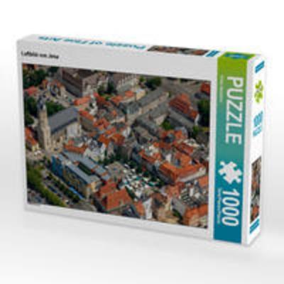 CALVENDO Puzzle Luftbild von Jena | 1000 Teile Lege-Größe 64x48cm Foto-Puzzle für glückliche Stunden