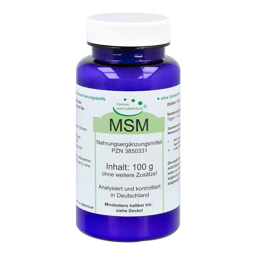 G & M Naturwaren Import GmbH & Co. KG Msm pur Pulver 03850331