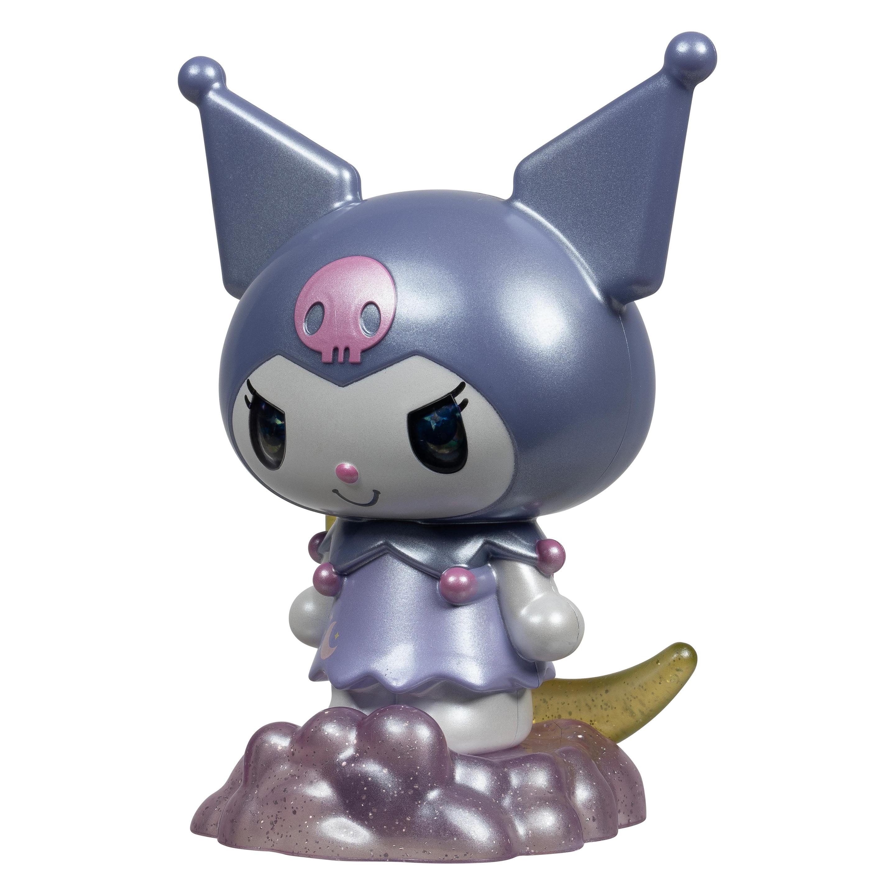 Giochi Preziosi Hello Kitty Premier 4-Inch Figur - Kuromi Edition, Sammelfigur Kuromi Detail für Display o (FIST0262)