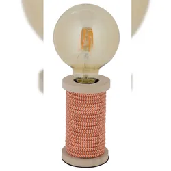 Näve Tischleuchte "Max" orange/weiß h: 12cm
