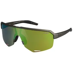 R2 Fluke Sonnenbrille grüngrau/braun/grünes Chrom