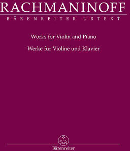 Bärenreiter Rachmaninow Werke für Violin