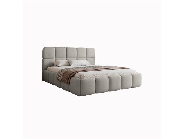 Fedve Polsterbett Mostar 180x200 cm, Hellgrau, 180x200 cm, Schlafzimmer, Betten