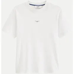 Relaxed-Fit T-Shirt mit Logoprint Weiß L