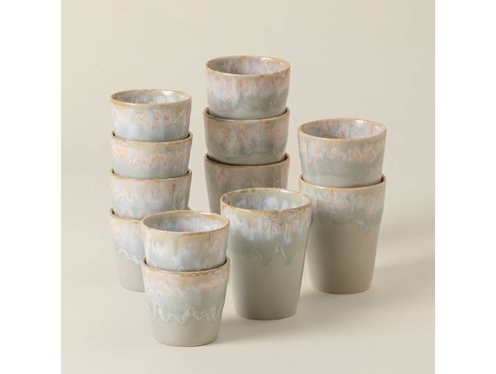Tassenset Grespresso Typ C 12-teilig Grau/Grau