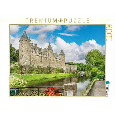 CALVENDO Puzzle Le Château de Josselin | 1000 Teile Lege-Größe 64x48cm Foto-Puzzle für glückliche Stunden