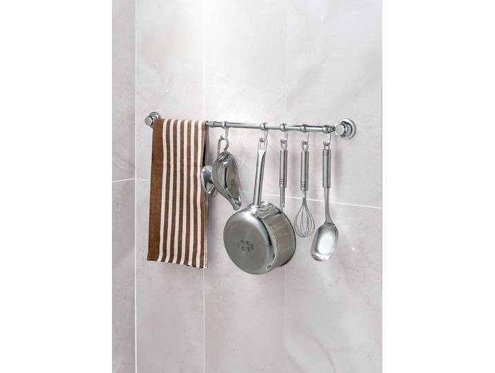 EVERLOC Vacuum-System, Stange mit 5 Haken, Chrom