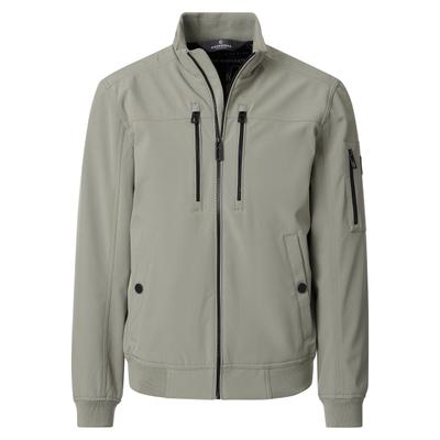 Blouson CASAMODA "CASAMODA Softshell Blouson uni", Herren, Gr. L, grün, 92% Polyester, 8% Elasthan, Jacken Blouson